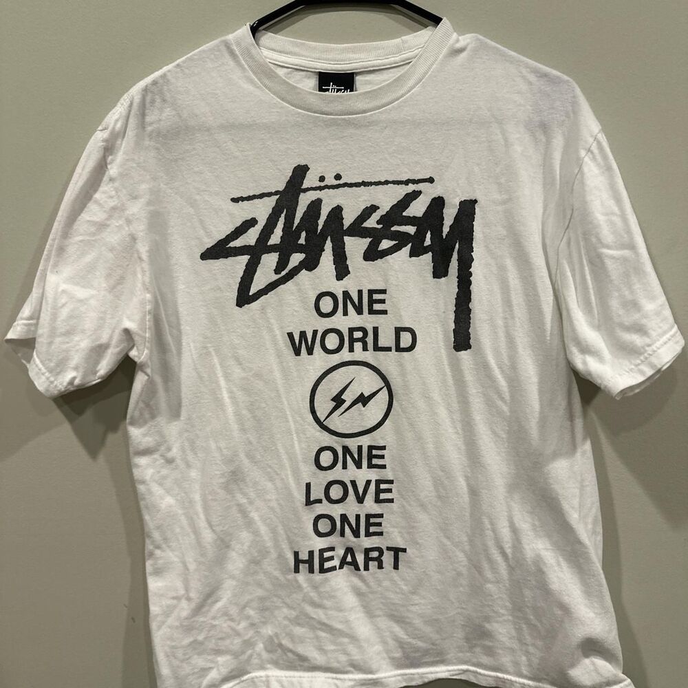 Stussy Men's White T-shirt